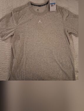 Jordan Light Heather Gray Short-Sleeve Crew Tee